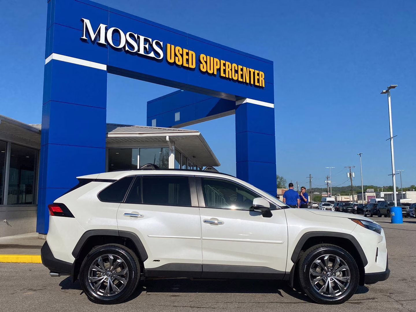 2022 Blizzard Pearl Toyota RAV4 Hybrid Limited AWD SUV