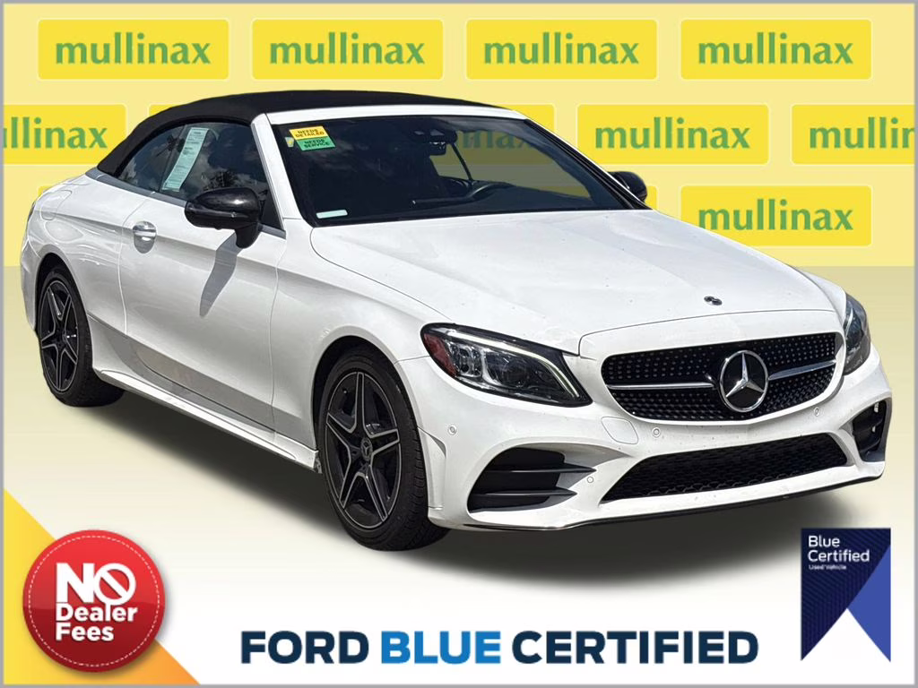 2023 White Mercedes-Benz C-Class C 300 RWD Convertible