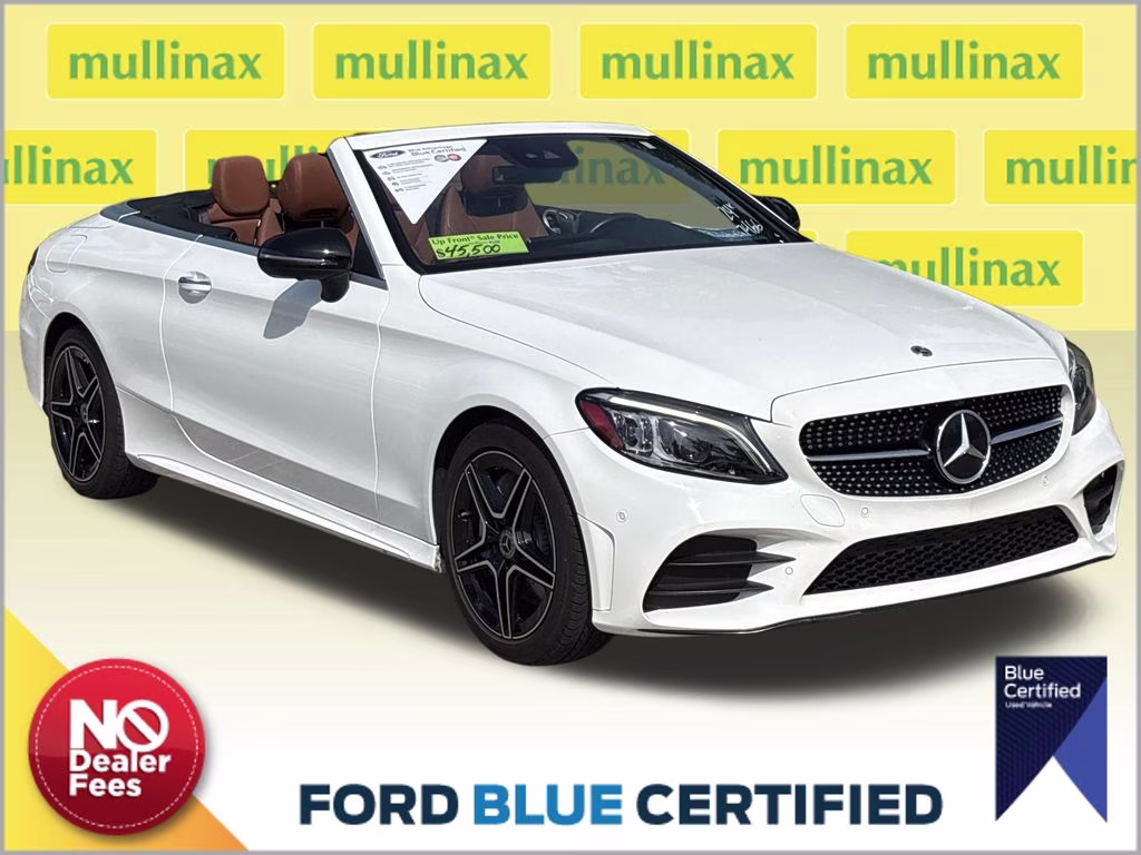 2023 White Mercedes-Benz C-Class C 300 RWD Convertible
