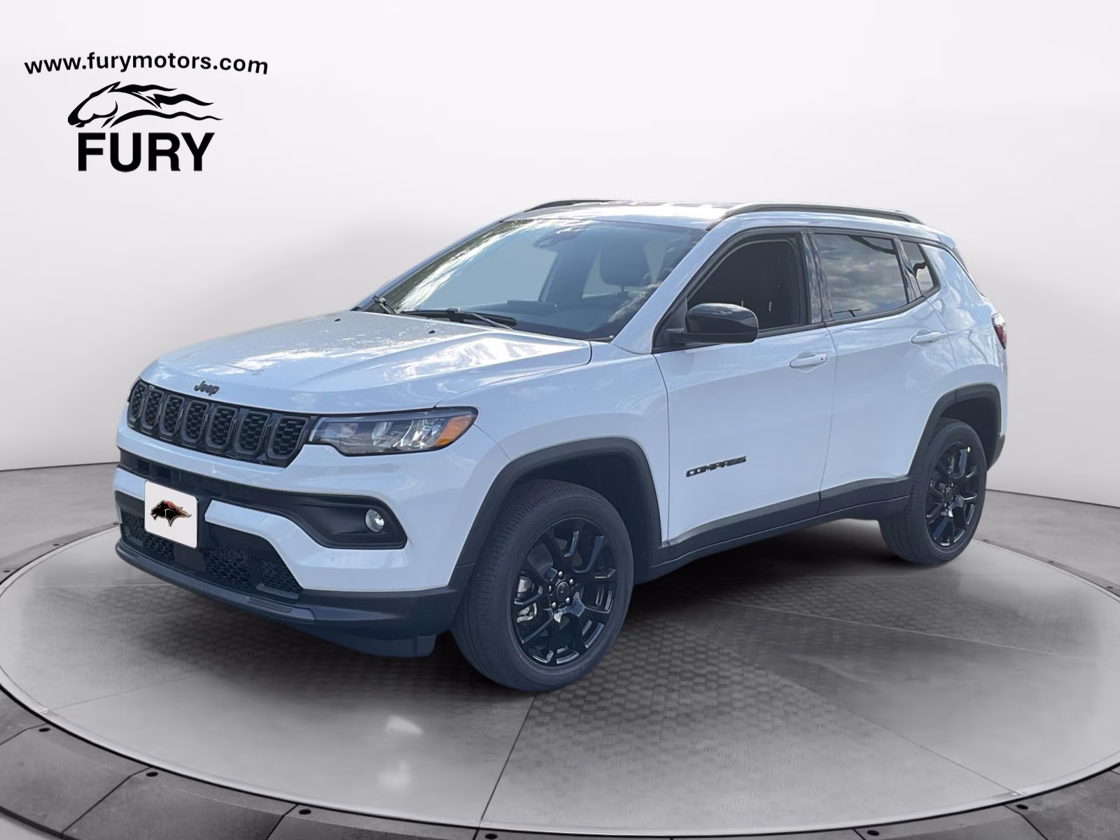 2026 Bright White Clearcoat Jeep Compass Latitude 4X4 SUV