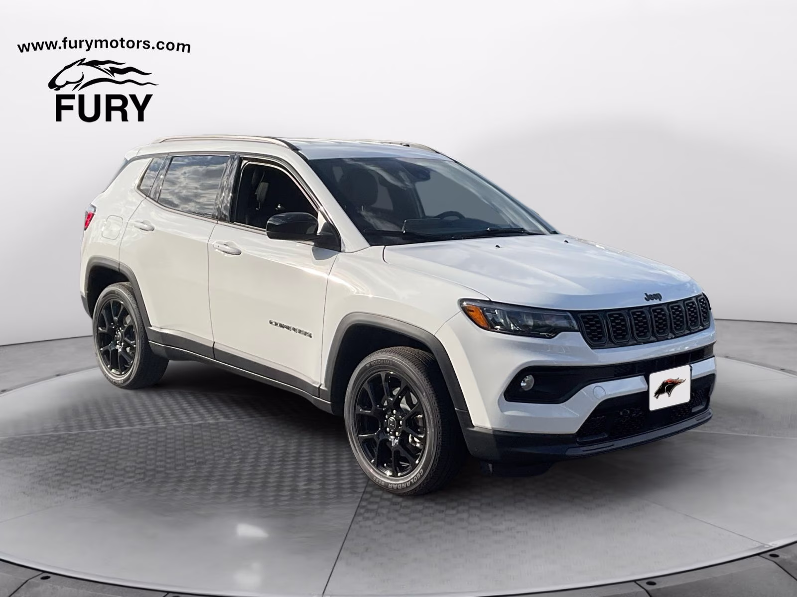 2026 Bright White Clearcoat Jeep Compass Latitude 4X4 SUV
