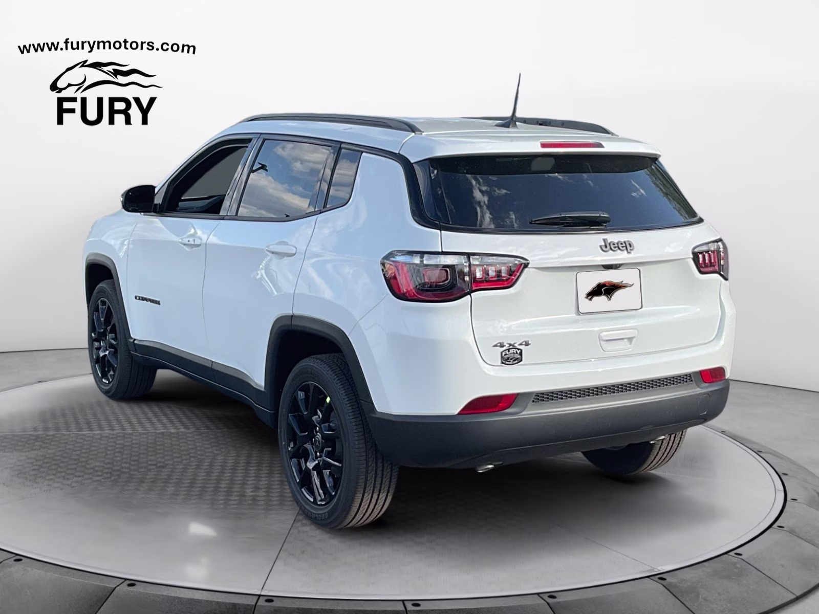 2026 Bright White Clearcoat Jeep Compass Latitude 4X4 SUV
