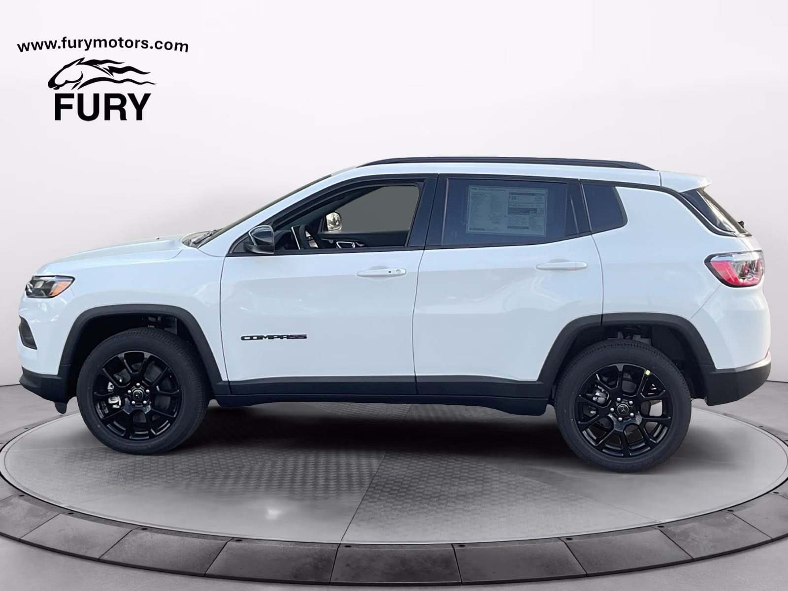 2026 Bright White Clearcoat Jeep Compass Latitude 4X4 SUV