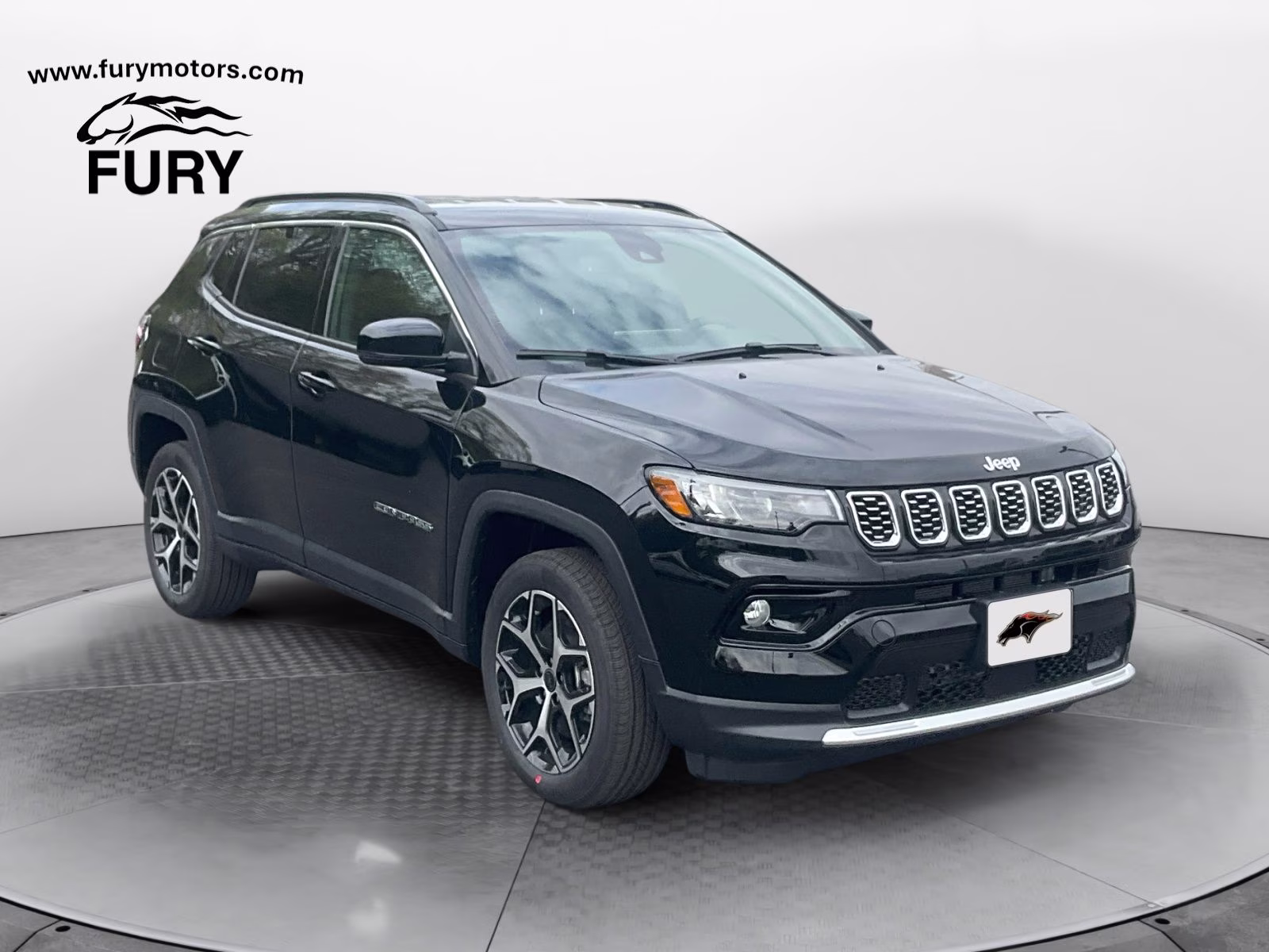 2026 Diamond Black Crystal Pearlcoat Jeep Compass Limited 4X4 SUV