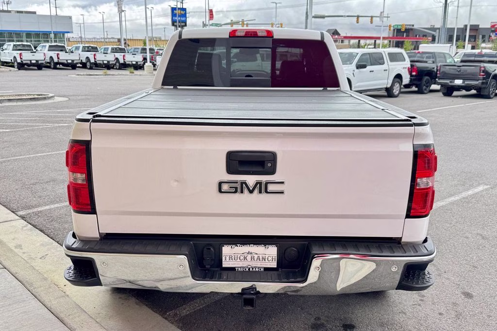 2015 Summit White GMC Sierra 1500 SLT 4X4 Truck