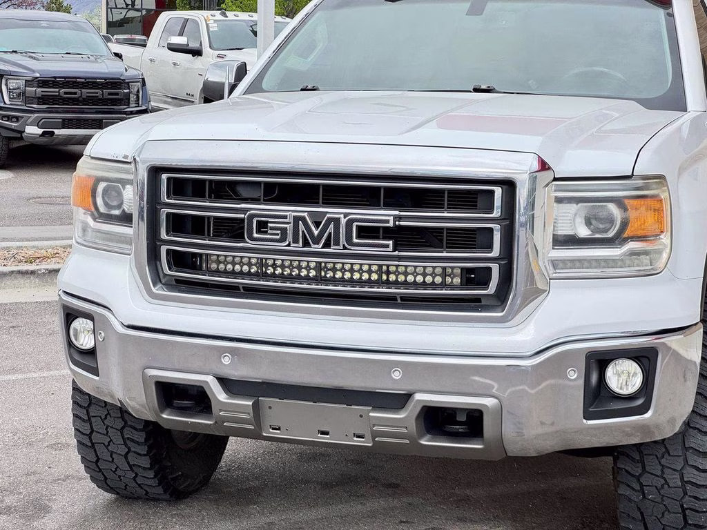 2015 Summit White GMC Sierra 1500 SLT 4X4 Truck