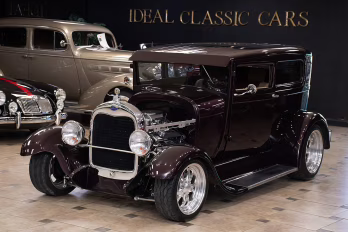 1929 Purple Ford Model A Street Rod Sedan