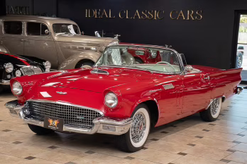1957 Flame Red Ford Thunderbird Convertible