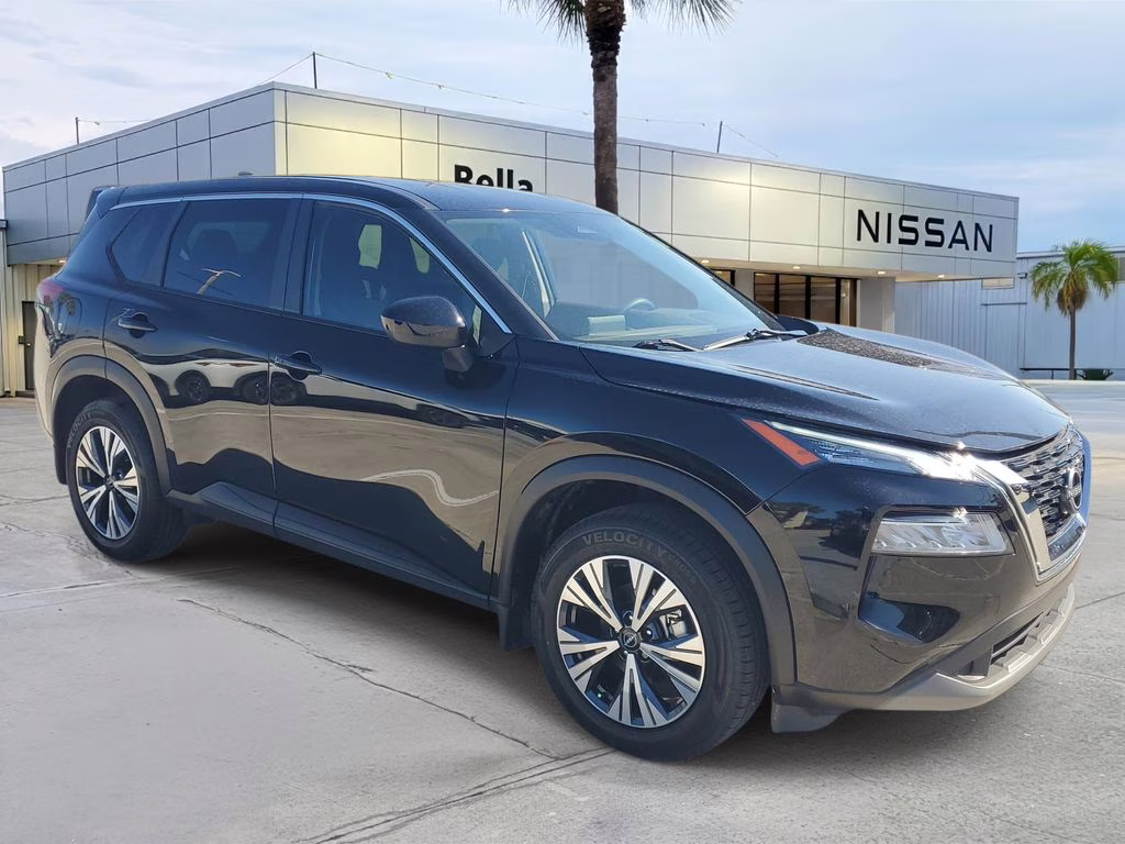 2023 Super Black Nissan Rogue SV FWD SUV