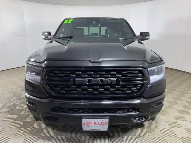 2022 Diamond Black Crystal Pearlcoat Ram 1500 Sport 4X4 Truck