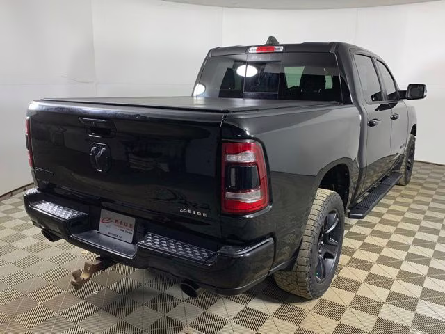 2022 Diamond Black Crystal Pearlcoat Ram 1500 Sport 4X4 Truck