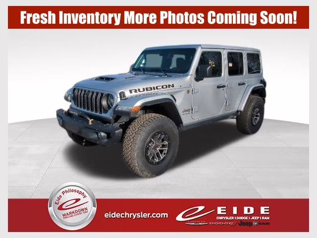 2024 Silver Zynith Clearcoat Jeep Wrangler Rubicon 392 4X4 SUV