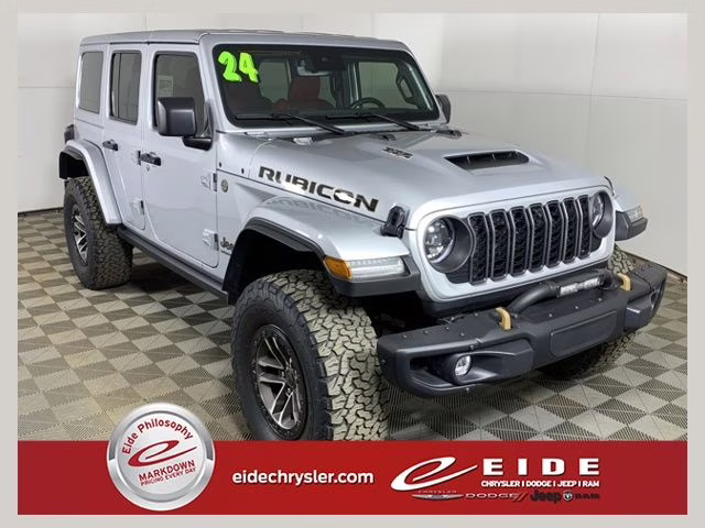2024 Silver Zynith Clearcoat Jeep Wrangler Rubicon 392 4X4 SUV