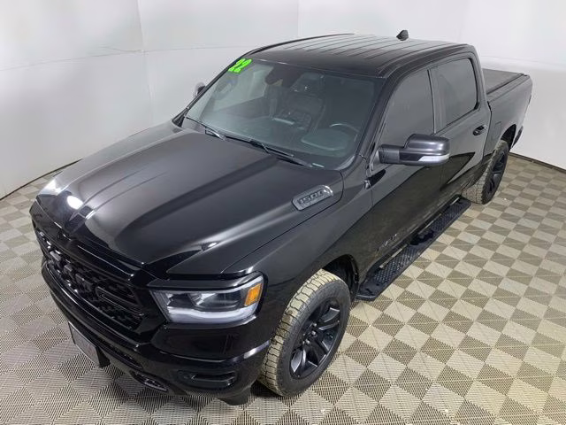 2022 Diamond Black Crystal Pearlcoat Ram 1500 Sport 4X4 Truck
