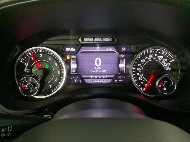 2022 Diamond Black Crystal Pearlcoat Ram 1500 Sport 4X4 Truck