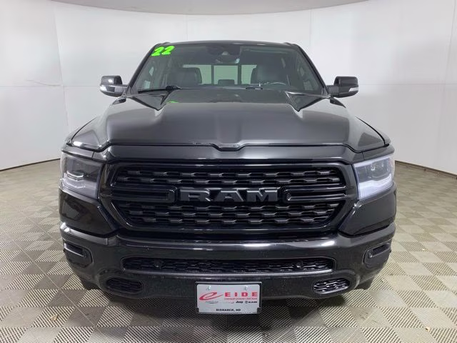 2022 Diamond Black Crystal Pearlcoat Ram 1500 Sport 4X4 Truck