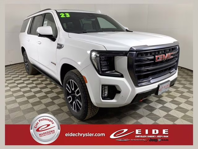 2023 Summit White GMC Yukon XL AT4 4X4 SUV