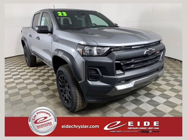 2023 Sterling Gray Metallic Chevrolet Colorado Trail Boss 4X4 Truck
