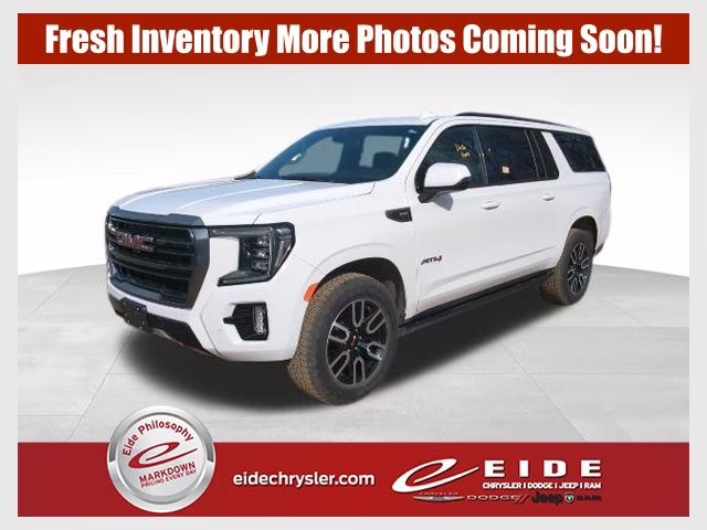 2023 Summit White GMC Yukon XL AT4 4X4 SUV