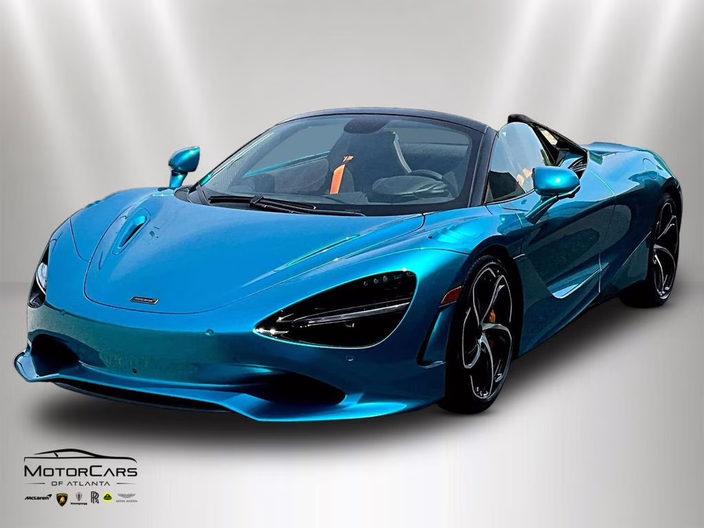 2027 Belize Blue McLaren 750S Spider RWD Convertible