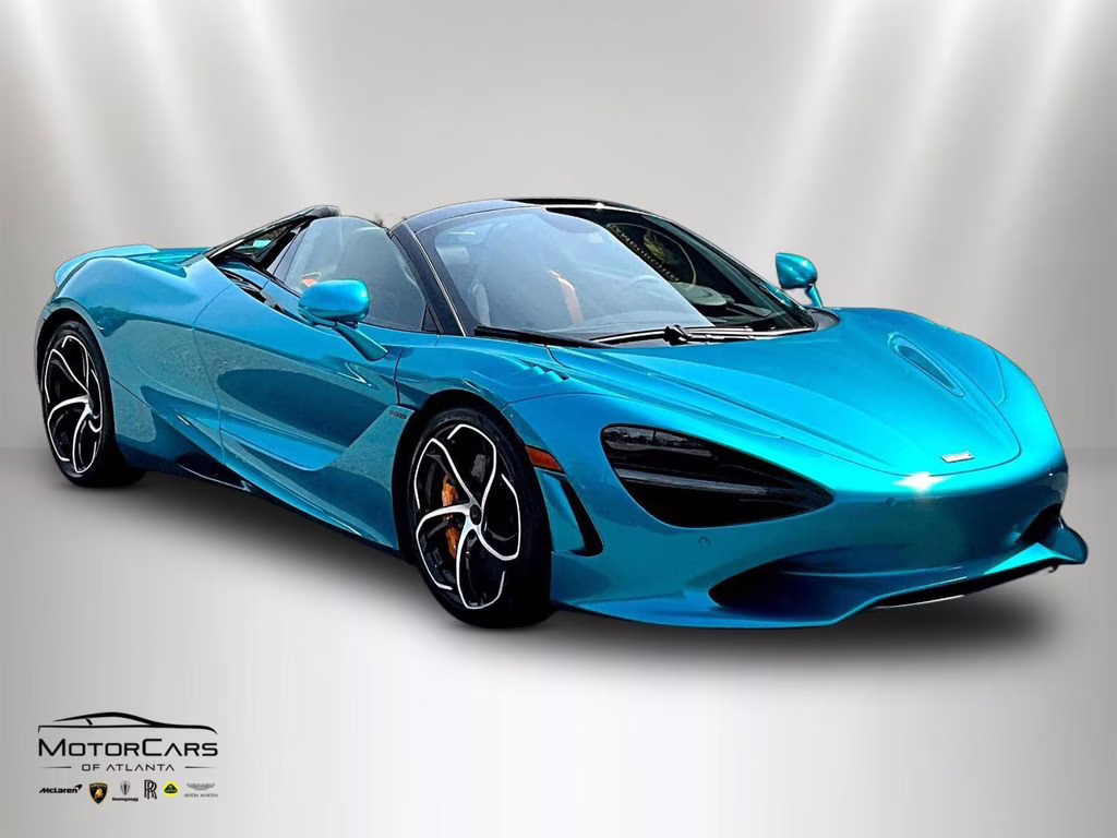 2027 Belize Blue McLaren 750S Spider RWD Convertible