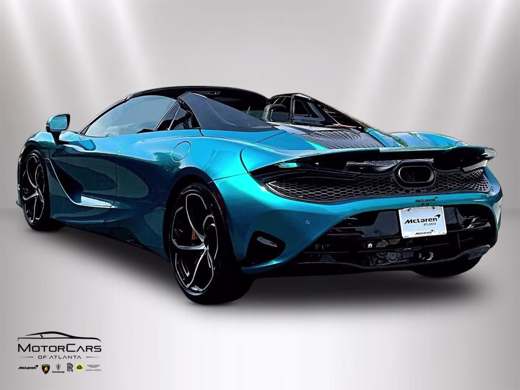 2027 Belize Blue McLaren 750S Spider RWD Convertible