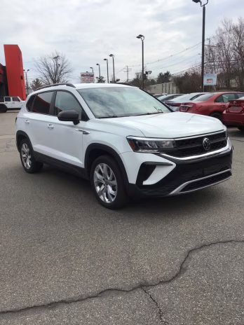 2023 White Volkswagen Taos 1.5T S AWD SUV