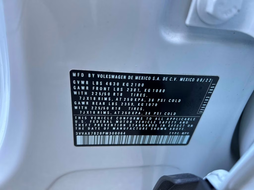 2023 White Volkswagen Taos 1.5T S AWD SUV