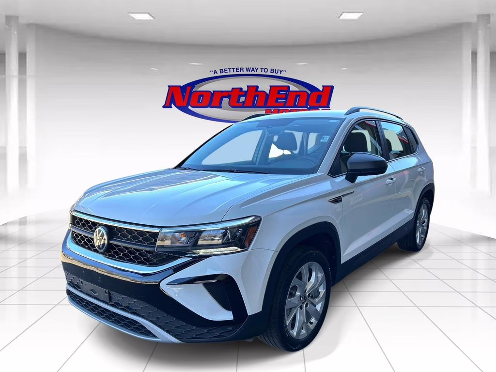 2023 White Volkswagen Taos 1.5T S AWD SUV