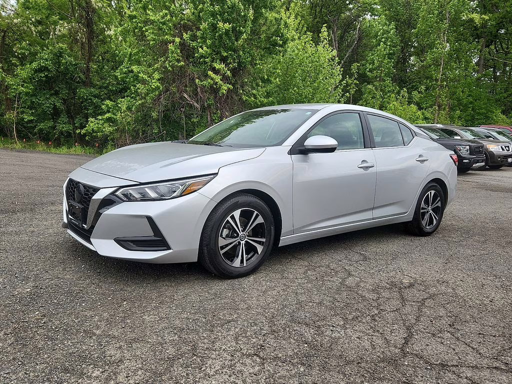 2022 Brilliant Silver Metallic Nissan Sentra SV FWD Sedan