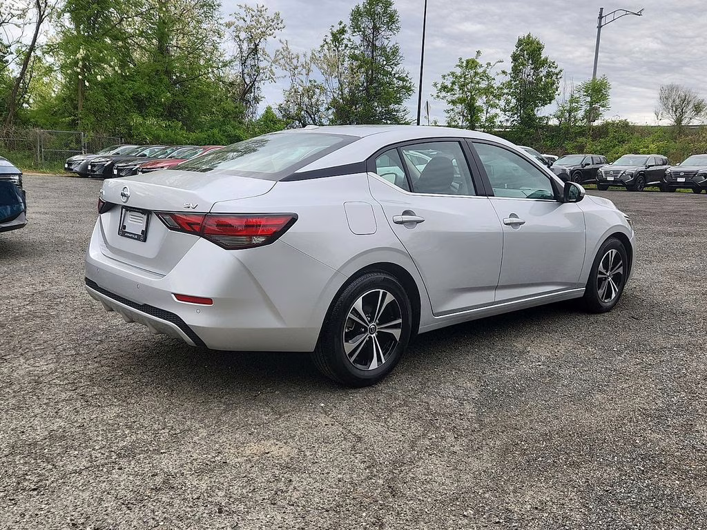 2022 Brilliant Silver Metallic Nissan Sentra SV FWD Sedan