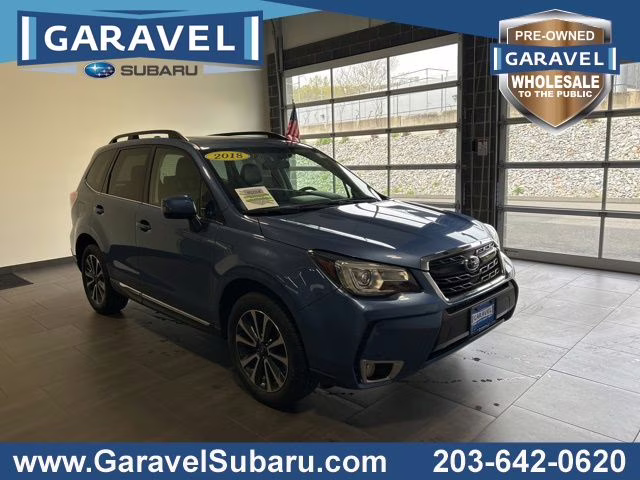 2018 Quartz Blue Pearl Subaru Forester 2.0XT Touring AWD SUV