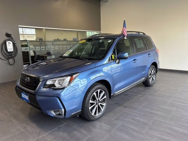 2018 Quartz Blue Pearl Subaru Forester 2.0XT Touring AWD SUV