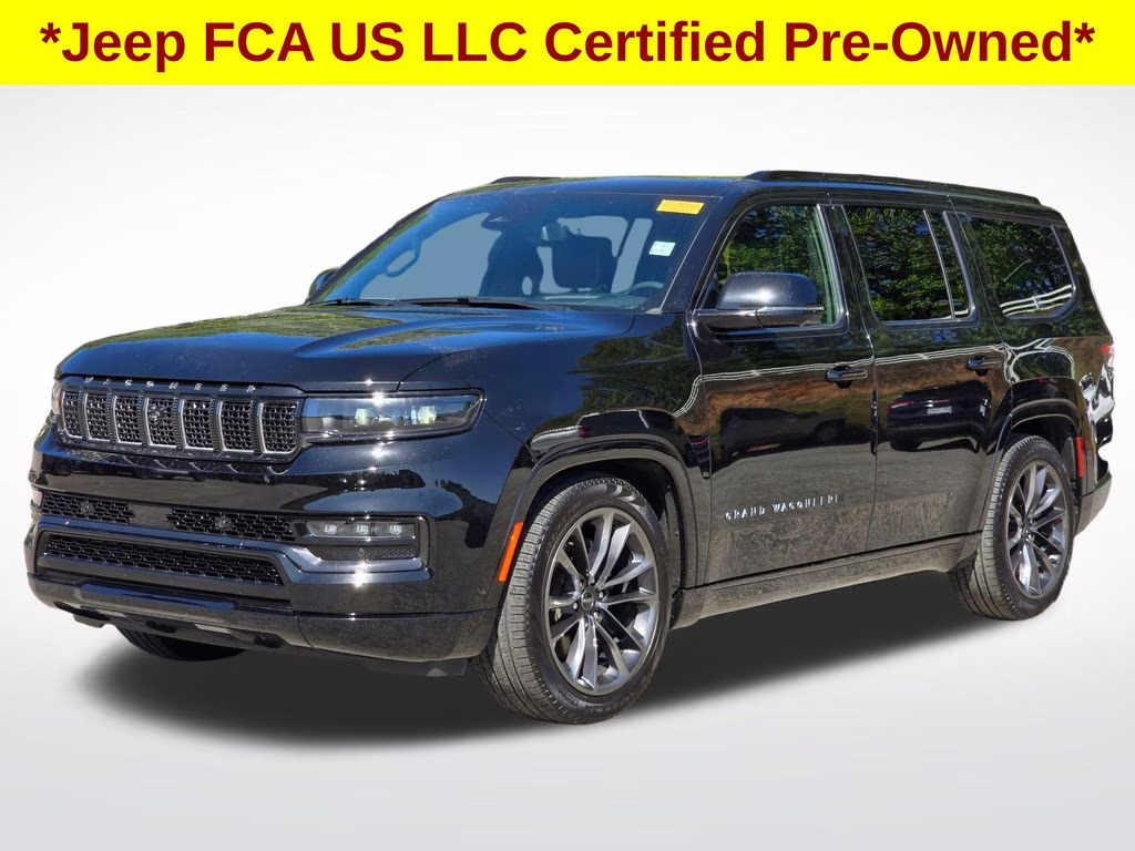 2024 Diamond Black Crystal Pearlcoat Jeep Grand Wagoneer Series II 4X4 SUV