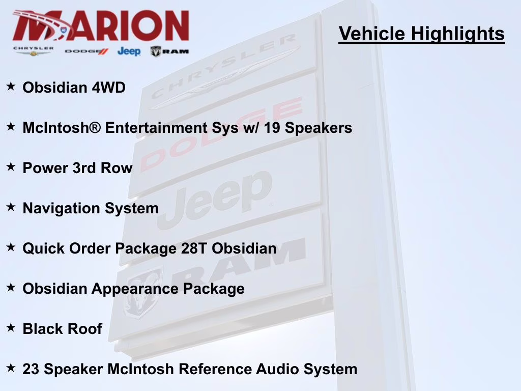 2024 Diamond Black Crystal Pearlcoat Jeep Grand Wagoneer Series II 4X4 SUV