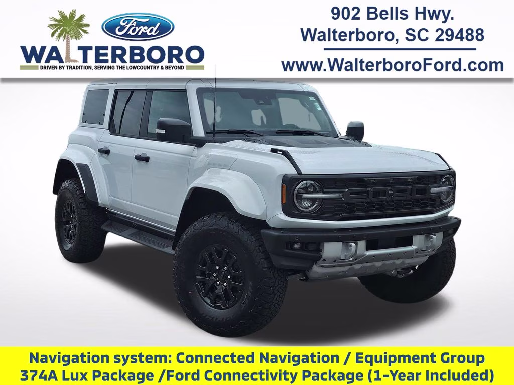 2026 Oxford White Ford Bronco Raptor 4X4 SUV