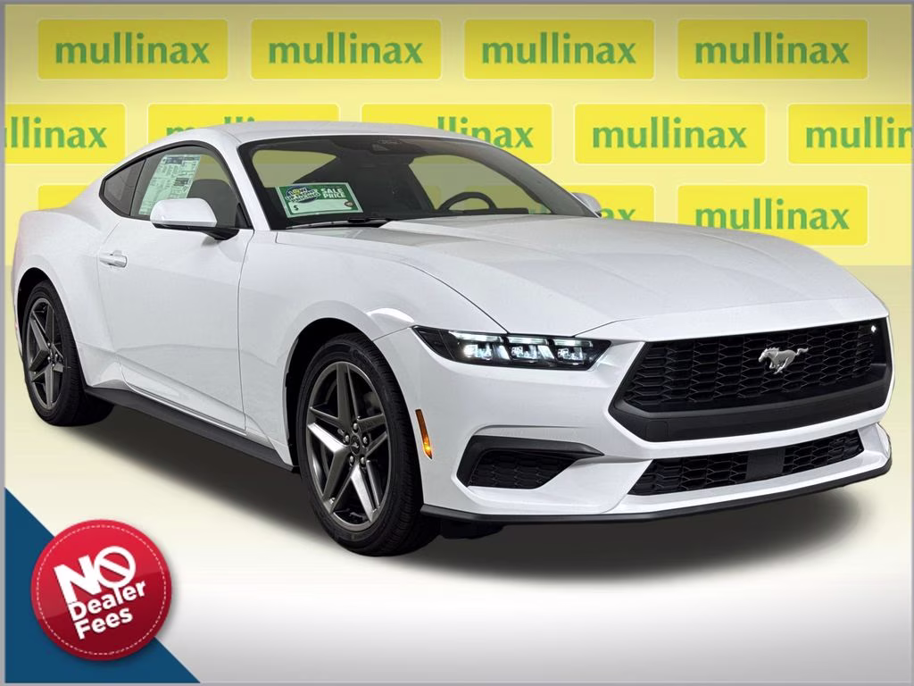2026 Oxford White Ford Mustang EcoBoost RWD Coupe