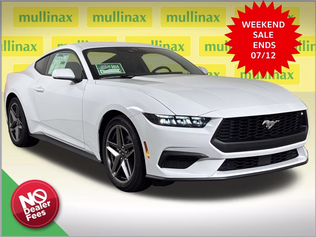 2026 Oxford White Ford Mustang EcoBoost RWD Coupe