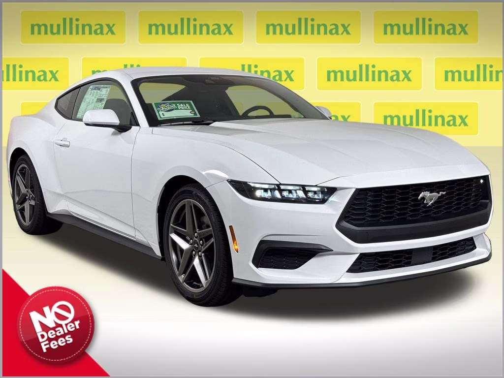2026 Oxford White Ford Mustang EcoBoost RWD Coupe