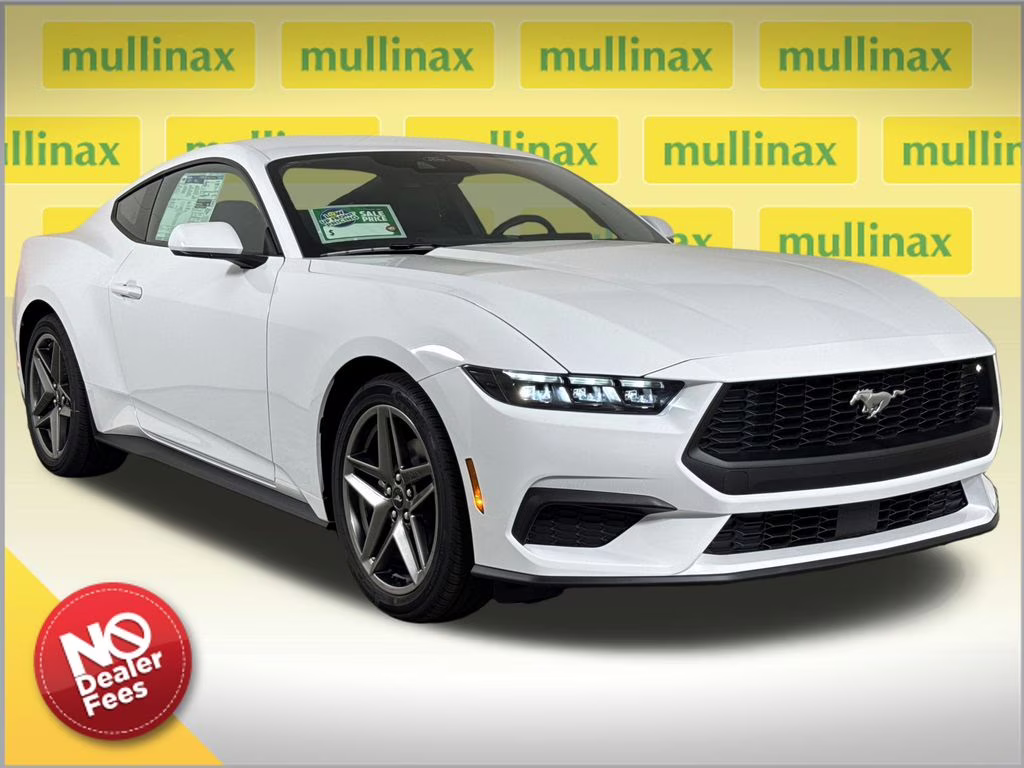 2026 Oxford White Ford Mustang EcoBoost RWD Coupe