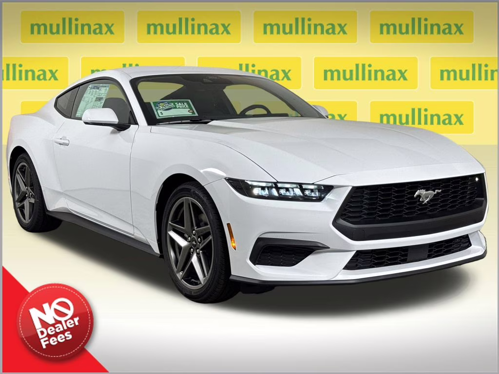 2026 Oxford White Ford Mustang EcoBoost RWD Coupe