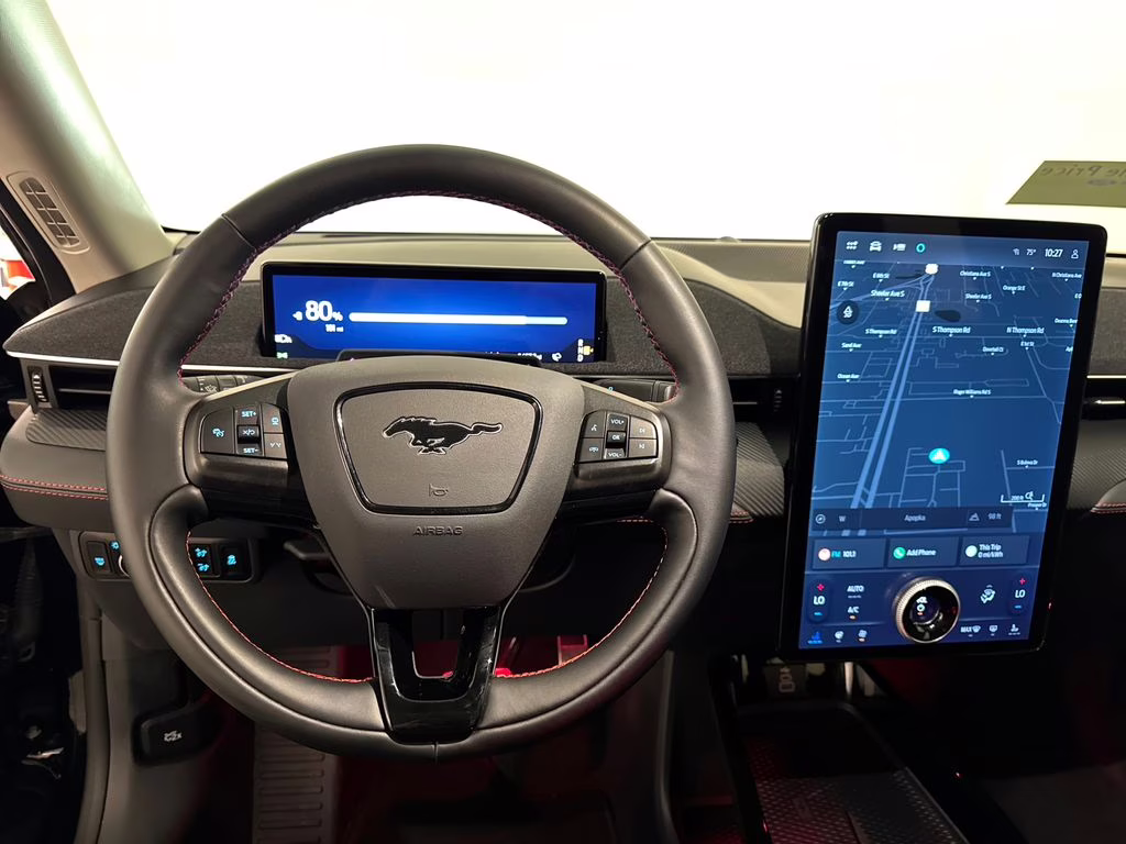 2025 Shadow Black Ford Mustang Mach-E Premium AWD SUV