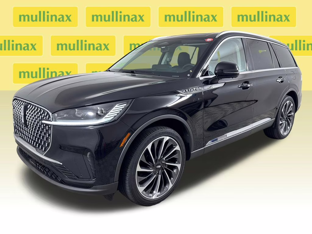 2025 Infinite Black Metallic Clearcoat Lincoln Aviator Reserve AWD SUV