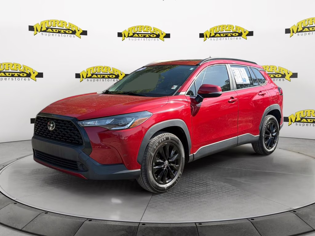 2022 Barcelona Red Metallic Toyota Corolla Cross LE FWD SUV