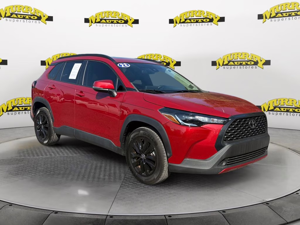 2022 Barcelona Red Metallic Toyota Corolla Cross LE FWD SUV
