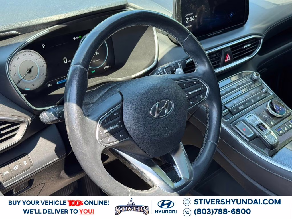 2022 Lagoon Blue Hyundai Santa Fe Hybrid Limited AWD SUV