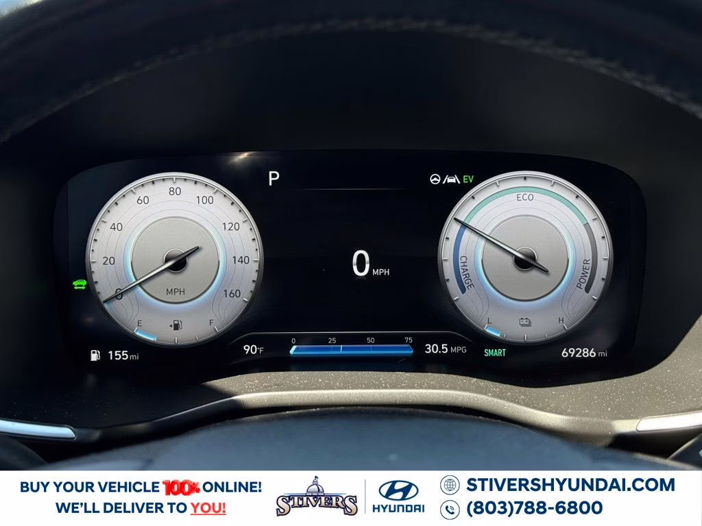 2022 Lagoon Blue Hyundai Santa Fe Hybrid Limited AWD SUV