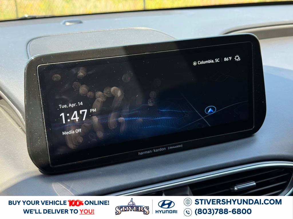 2022 Lagoon Blue Hyundai Santa Fe Hybrid Limited AWD SUV