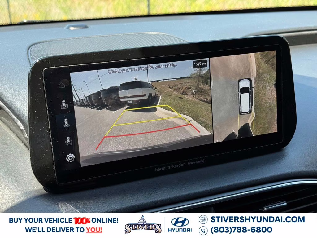 2022 Lagoon Blue Hyundai Santa Fe Hybrid Limited AWD SUV