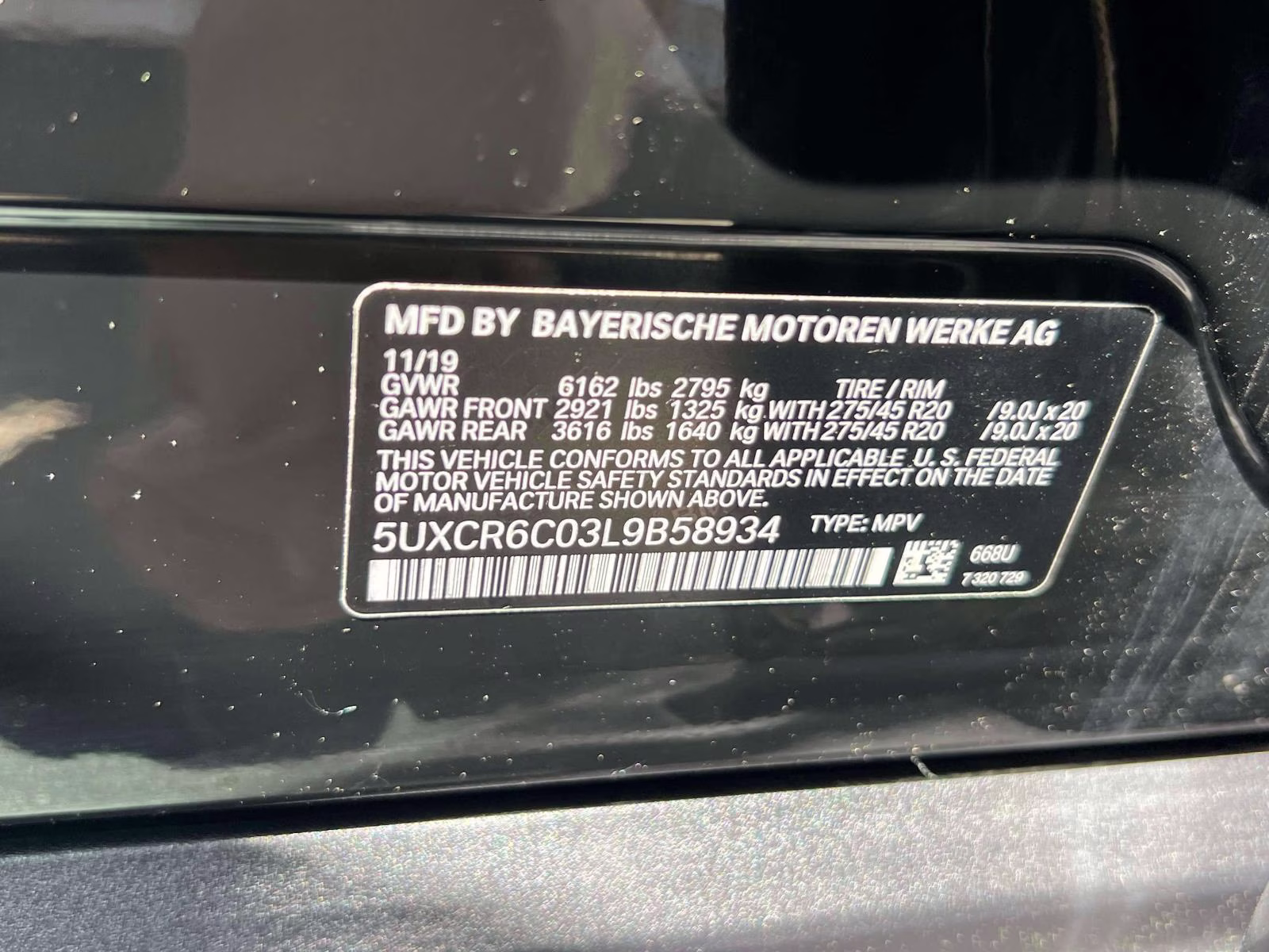 2020 Black BMW X5 xDrive40i Sports Activity Vehicle AWD SUV